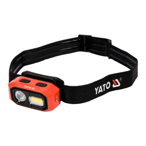 [22755] LINTERNA DE CABEZA RECARGABLE YATO 800LM