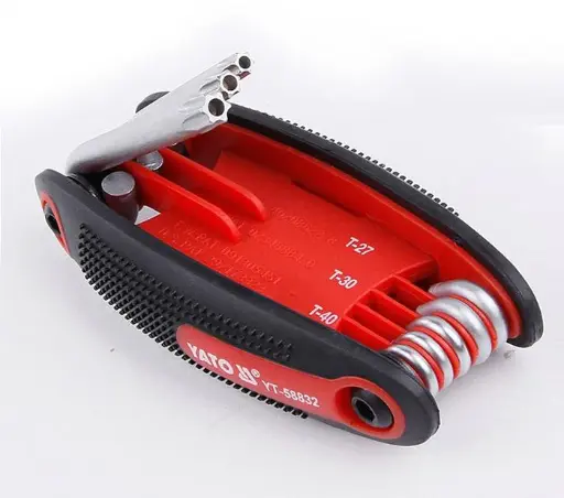 [22832] SET LLAVES TORX TAMPER TIPO NAVAJA YATO 8 PIEZAS