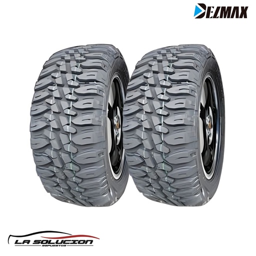 [PAR3378] PAR DE NEUMATICOS 215/75 R14 DELMAX MT 8PR 104/101Q MUD-GRABBER M/T PANTANERO LT TL BLK CHN