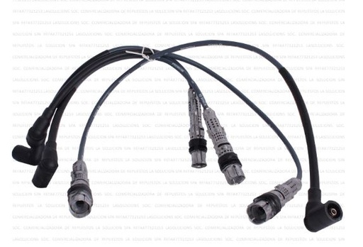 [23408] JUEGO CABLE BUJIA VOLKSWAGEN GOL G5 1.6 09-14 BOSCH (F00099C125)