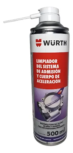 [24003] LIMPIADOR ADMISION GASOLINA 500 ML WURTH 