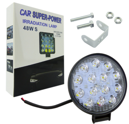 [24074] NEBLINERO 14 LED REDONDO 48W 