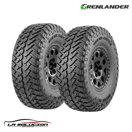 [PAR21977] PAR DE NEUMATICOS 215/75 R15 GRENLANDER 100/97Q DRAK PANTANERO M/T LT TL BLK CHN 