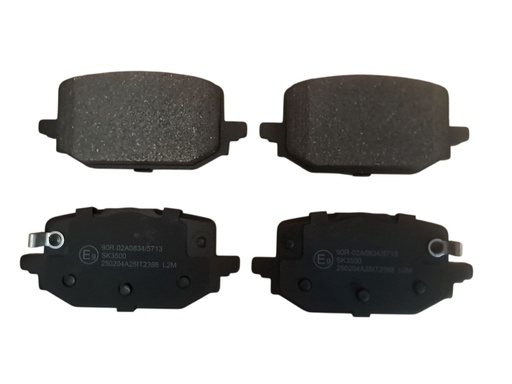 [24281] PASTILLA FRENO NISSAN QASHQAI 1.3 TURBO 23-25 TRASERAS AP