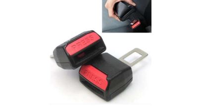 [24370] CINTURON DE SEGURIDAD NEGRO/ROJO