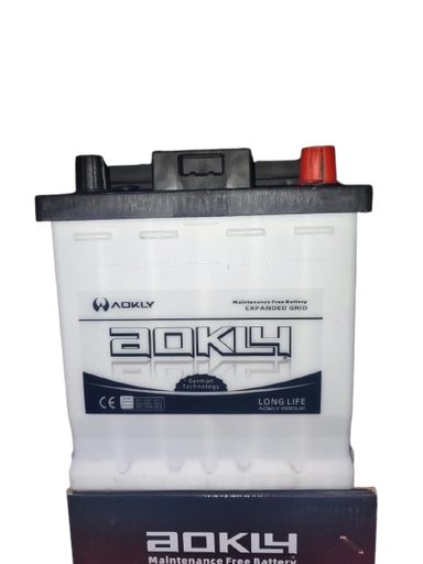 [24915] BATERIA 40 AMPERES AOKLY 370CCA POSITIVO DERECHO CON PESTAÑA (54080)