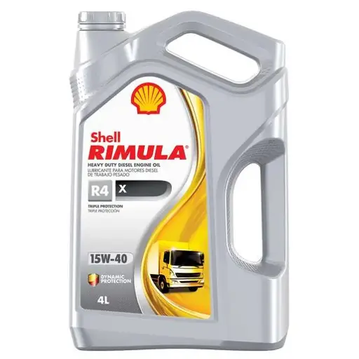 [180] ACEITE SHELL 15W40 RIMULA R4 X DIESEL 4LT