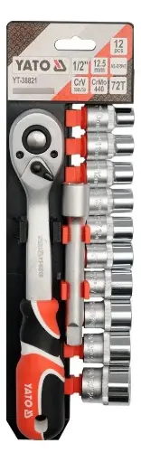 [889] SET DADOS 1/2 CON CHICHARRA YATO 12 PIEZAS