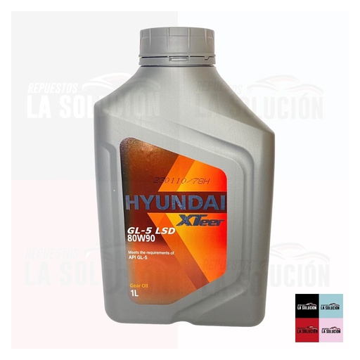 [1005] ACEITE HYUNDAI 80W90 ( PETROAMERICA X2)1LT LSD