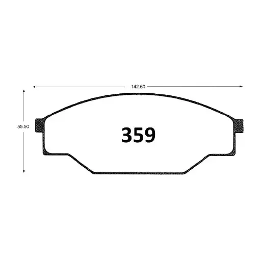 [1574] PASTILLA FRENO TOYOTA HILUX 2WD 89> /HIACE 90-99 POWER STOP TW UB4B5