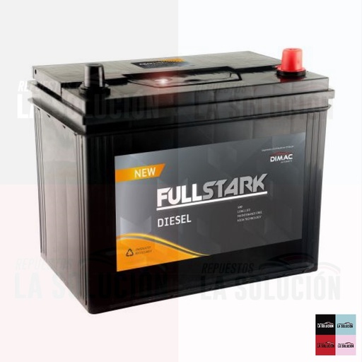 [1913] BATERIA 80 AMPERES FULLSTARK 650 CCA S85D26LBH POSITIVO DERECHO