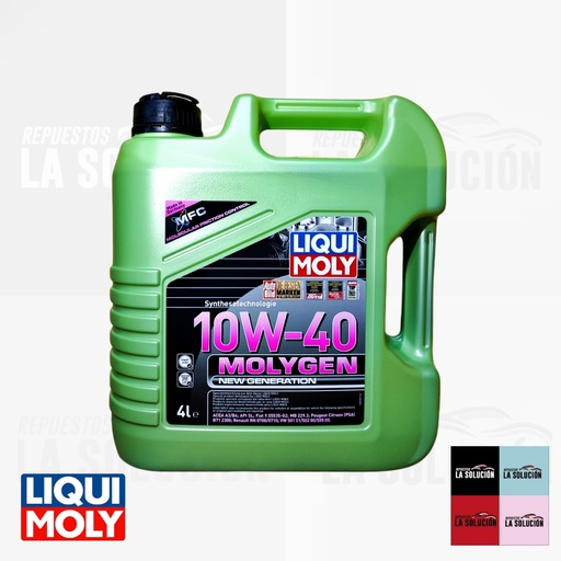 [1950] ACEITE LIQUI MOLY 10W40 MOLYGEN NEW GENERATION 4L UB00