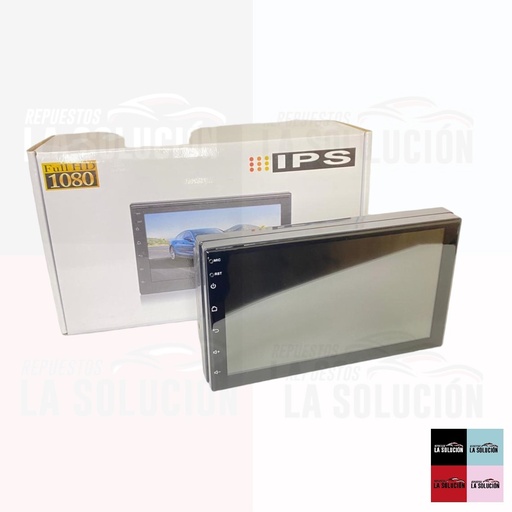 [3264] RADIO DOBLE DIN C/PANTALLA HD 7 PULGADAS TOUCH ANDROID CH