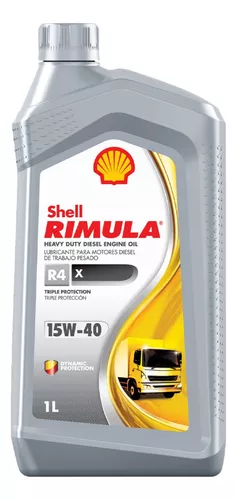 [3392] ACEITE SHELL 15W40 RIMULA R4 X DIESEL 1LT UB00