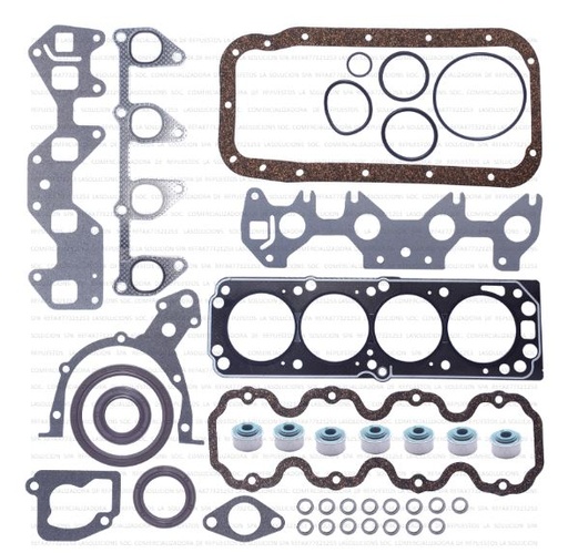 [3703] JUEGO EMPAQUETADURA MOTOR CORSA 1.4/COMBO 1.4/ASTRA 1.4 TOTO UB6ARRIBA
