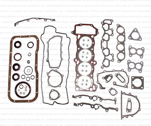[3757] JUEGO EMPAQUETADURA MOTOR NISSAN V16 T.GRIS TW UB22ARRIBA