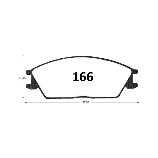 [3759] PASTILLA FRENO HYUNDAI ACCENT/EXCEL/ACCENT PRIME/GETZ 127.5MM POWER STOP