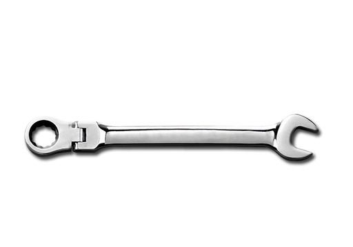 [3780] LLAVE PUNTA CORONA C/CHICHARRA FLEXIBLE 17 MM YATO