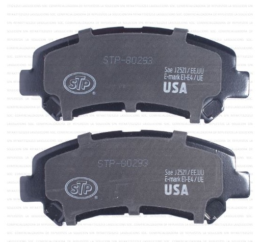 [4359] PASTILLA FRENO NISSAN QASHQAI II 1.6-2.0 08/14/XTRAIL 2.5 08/14 /SENTRA II.0 10/13 141.8MM STP UB 2C7 (PF-D-1374-GTX)