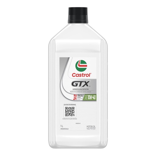 [6493] ACEITE CASTROL 10W40 1L GTX GASOLINA