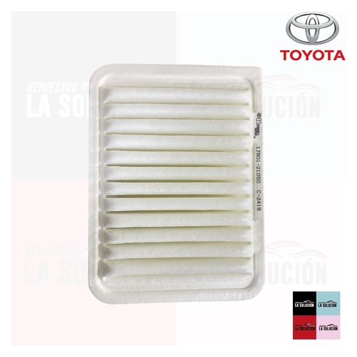[7133] FILTRO AIRE TOYOTA YARIS 06-15/RAV 4 13-17/COROLLA 08-18 CH C-2419 (17801-21050) UB14E2