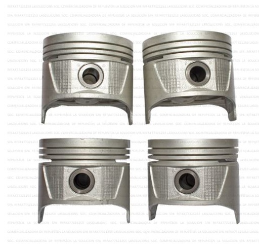 [7404] JUEGO PISTONES CHEVROLET LUV 2.3 0.50 TOTO KR (8-94156-657-0)
