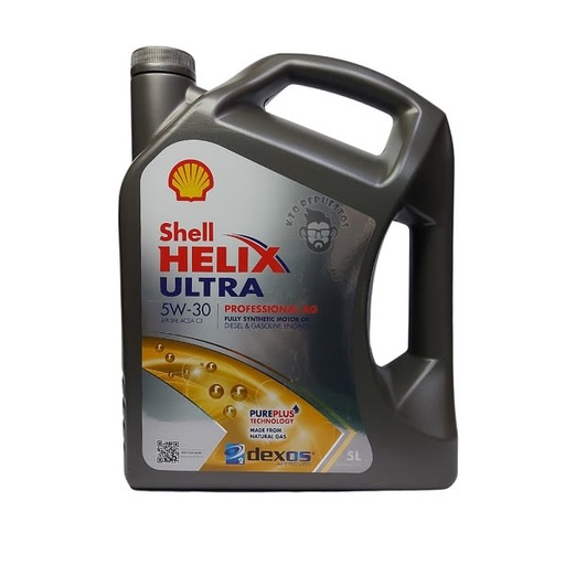 [7605] ACEITE SHELL 5W30 5L HELIX ULTRA DIESEL-BENCINERO UB00